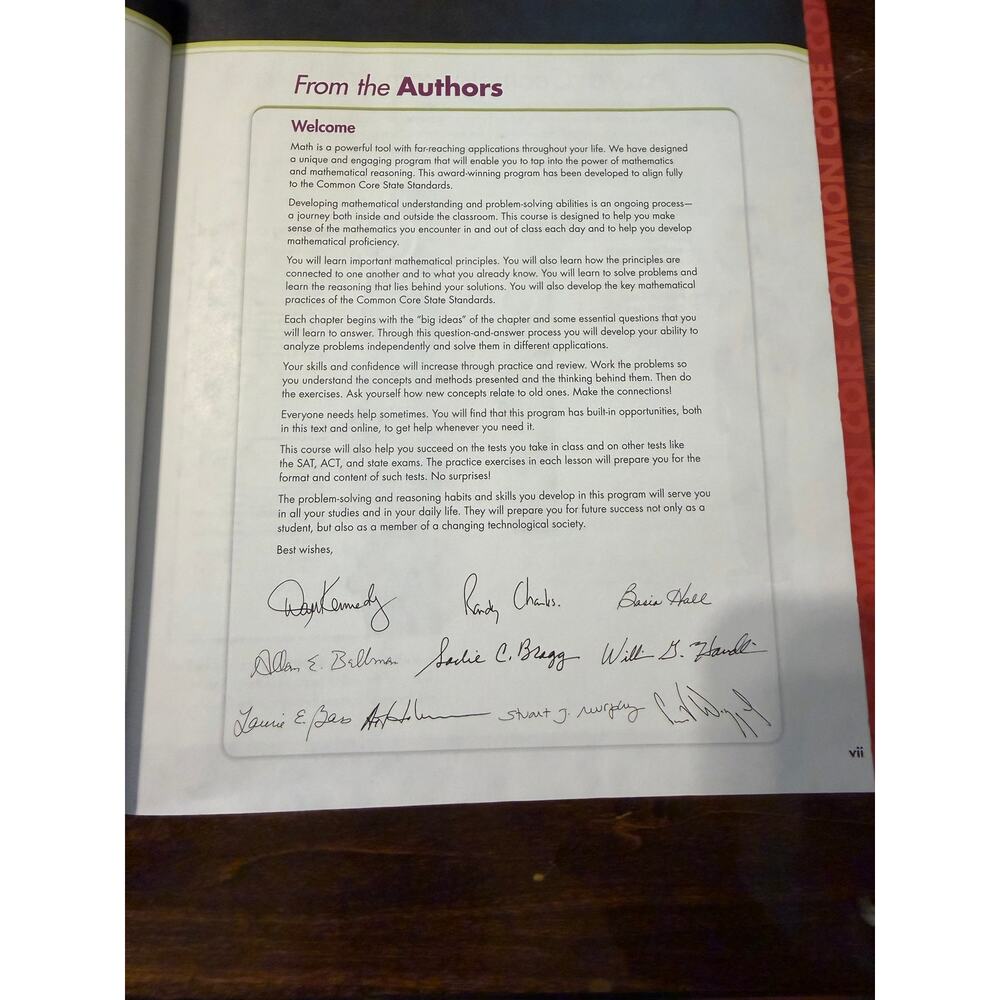 High School Math Geometry Student Edition Textbook Common Core - Picture 6 of 13